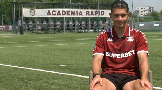 VIDEO | Noul căpitan al celor de la Rapid a recunoscut care este ”marele său defectiv”. Alex Dobre, spumos: ”Înnebunesc omul de cap”