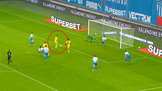 VIDEO | Cum să nu dai gol de acolo?! Una dintre marile ratări ale sezonului din Superliga s-a consumat la Craiova: a ratat, iar echipa sa a ratat şansa să producă surpriza