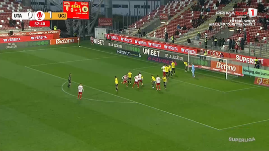 LIVE VIDEO | UTA Arad - U Cluj, ACUM, pe orangesport.ro. GOOOL! Lukic deschide scorul la Arad