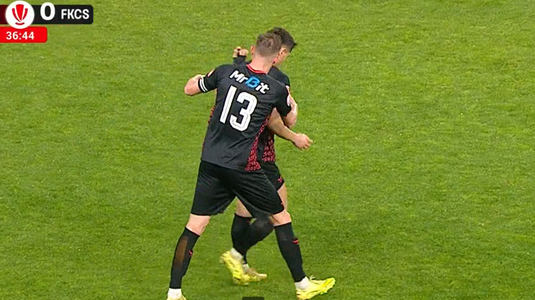 VIDEO | Moment tensionat în Rapid - Csikszereda! Nu a acceptat decizia antrenorului şi a răbufnit