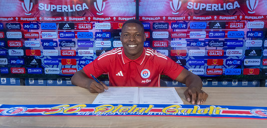 OFICIAL | A fugit din cantonamentul echipei şi a semnat cu Oţelul. Cine e noul jucător care a ajuns la Galaţi 