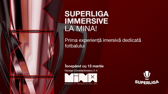 MINA şi Superliga lansează show-urile imersive dedicate echipelor de top din fotbalul românesc 