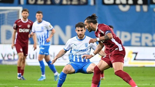 LIVE VIDEO | Universitatea Craiova - CFR Cluj, ACUM. Două goluri în cinci minute. Şut fabulos în Bănie