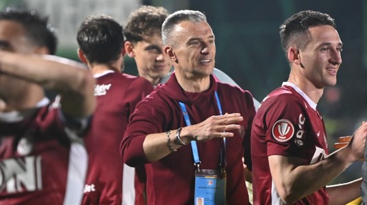 Daniel Pancu s-a bucurat alături de jucători la utlma fază, dar îşi avertizează elevii: ”Voi lua măsuri”. Întrebarea pe care a evitat-o: ”Nu există”