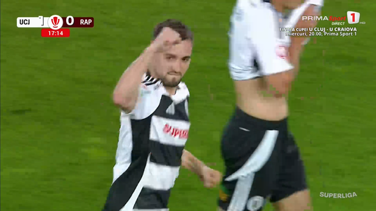 LIVE VIDEO | U Cluj - Rapid, ACUM, pe OrangeSport.ro. S-a deschis scorul pe Cluj Arena