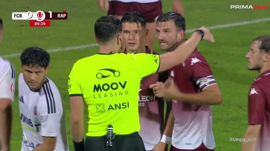 VIDEO | Rapid, la un pas de victorie, dar o fază incredibilă a schimbat meciul: penalty repetat după VAR