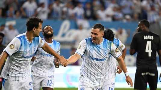 Universitatea Craiova - KuPS 2-1 (3-2 la general). Campioana României a întors scorul şi s-a calificat în play-off-ul Europa League