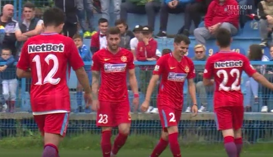 VIDEO | FCSB s-a distrat cu o echipă din Liga a 4-a. SURPRIZĂ | Cine a fost omul meciului :)