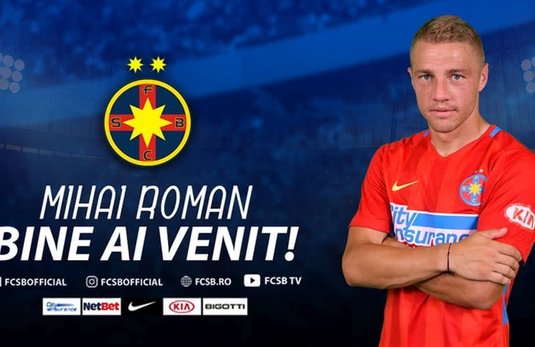 OFICIAL | Mihai Roman a semnat cu FCSB! Prima declaraţie a mijlocaşului: ”Am ajuns la cel mai mare club din România”