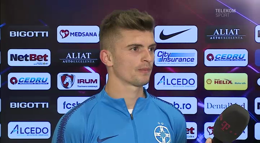 "Vreau să-mi cer scuze!" VIDEO | Surpriză din partea lui Florin Tănase după derby! Ce le-a transmis fanilor Craiovei