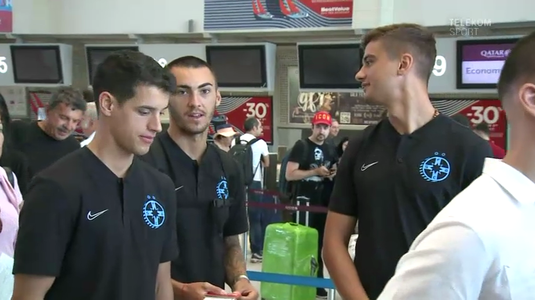 VIDEO | FCSB a plecat spre Moldova pentru returul cu Milsami. Moutinho şi Salomao au făcut şi ei deplasarea