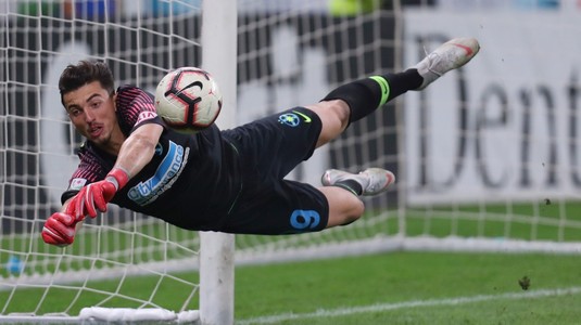 VIDEO | Andrei Vlad, o nouă gafă de proporţii. Cât mai rezistă goalkeeper-ul în poarta FCSB-ului?