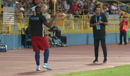 VIDEO EXCLUSIV | Ce făcea Bogdan Vintilă pe margine, în timp ce FCSB era umilită la Mediaş! Mai tare decât Anghel Iordănescu :)
