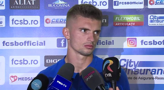 VIDEO | Reacţia lui Florin Tănase după ce a fost criticat de Becali. Motivul pentru care nu a fost titular cu CFR Cluj 