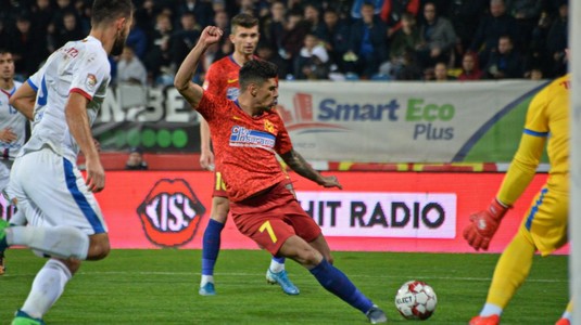 VIDEO | FC Botoşani - FCSB 0-2. Florinel Coman a lovit din nou! Echipa lui Vintilă a terminat meciul cu un jucător eliminat