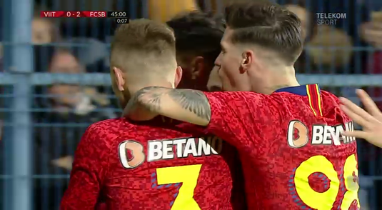 VIDEO | Momentul special petrecut la Ovidiu după golul înscris de Florinel Coman! Cum s-a bucurat fotbalistul roş-albaştrilor pentru reuşita sa 