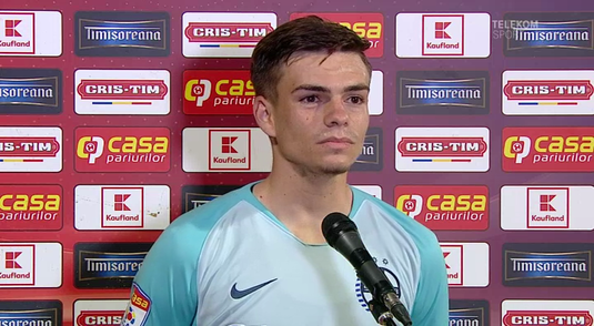 VIDEO | Puştiul de 18 ani care i-a umilit pe fundaşii lui Dinamo recunoaşte: "De mic mi-am dorit să joc într-un derby"