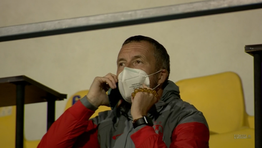 VIDEO | Mihai Stoica "a încins" telefonul la pauza meciului Clinceni - FCSB, când scorul era 0-0! Cum a fost surprins pe stadion