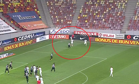 VIDEO | Gafe în lanţ în apărarea lui Hermannstadt la golurile marcate de FCSB! Caiado, depăşit uşor la prima reuşită