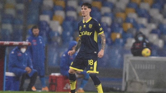 Un campion european s-a interesat de transferul lui Dennis Man la Parma: "M-a întrebat de el, dar nu cred că e pregătit pentru Serie A"