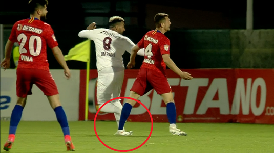 Lovitură pentru FCSB! Miron, schimbat la 10 minute după ce a călcat greşit pe teren. Imagini dure cu faza din meciul cu CFR Cluj VIDEO