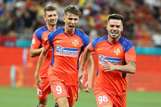 VIDEO | FCSB - Gaz Metan Mediaş 2-1! Octavian Popescu a marcat un gol superb şi i-a adus cele 3 puncte lui Dinu Todoran