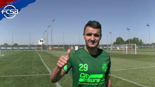 VIDEO | Primele imagini cu ”magicianul” Budescu la antrenamentele FCSB-ului