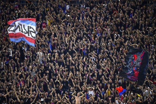 FOTO | Mesaj puternic transmis de suporterii FCSB-ului lui Gigi Becali! Banner-ul afişat la derby-ul cu Rapid