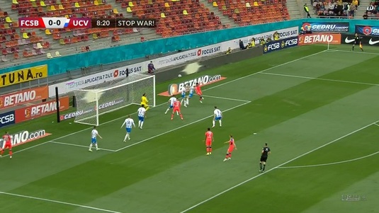 FCSB, gol anulat în derby-ul cu U Craiova! Edjouma a înscris, dar Feşnic a intervenit | VIDEO