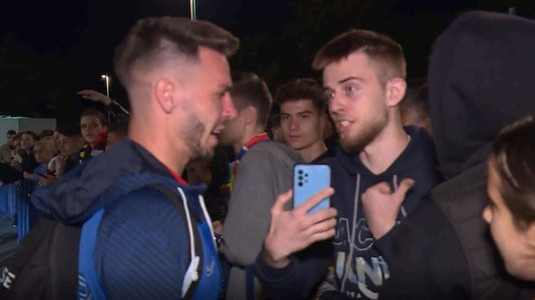VIDEO | Moment fabulos după victoria FCSB-ului cu FC Argeş! Un fan i-a mulţumit lui Cordea că a marcat golul câştigător: ”Mi-ai făcut 150 de lei!” :)