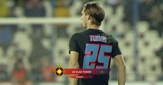 Vlad Tudor, fiul fostului mare arbitru român, a debutat la FCSB: ”Mi-a plăcut mai mult mingea decât fluierul” | VIDEO