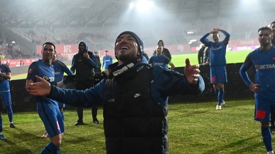 FOTO | Dinamo, doar o amintire. Ce a făcut Sorescu după Hermannstadt - FCSB şi cum a explicat gestul: "Aşa e normal"