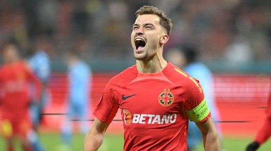 VIDEO | Cum a fost surprins Edi Iordănescu după primul gol marcat de Olaru împotriva celor de la UTA