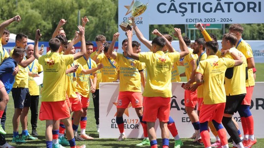 FCSB a mai cucerit un titlu de campioană. Echipa lui Becali a câştigat dramatic trofeul la U17 cu un gol marcat în final de David Popa