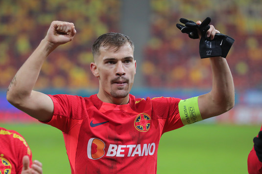 ”Dacă exista un telefon marca Olaru nu s-ar inchide la 0% baterie!”. Val de laude pentru căpitanul de la FCSB 