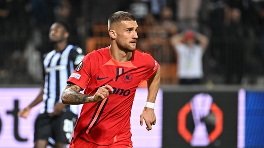 Concluziile lui Bîrligea, marcatorul din PAOK - FCSB 0-1: ”Avem şase puncte, nu ni le mai fură nimeni. Arbitrajul, un pic de partea lor”