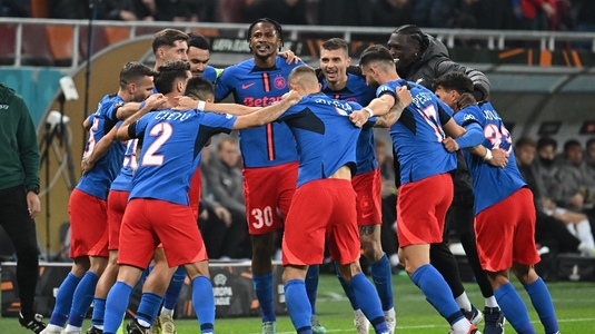 FCSB - Midtjylland, în Europa League, LIVE TEXT, ACUM, pe Orangesport.ro. Incredibil! Bîrligea marchează la 10 secunde de la startul reprizei secunde