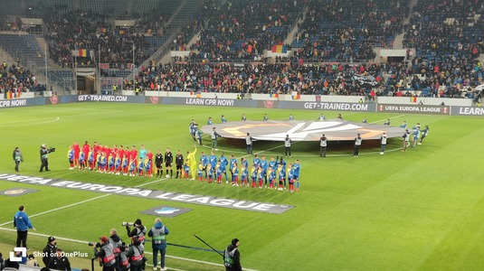 Momente fabuloase pe stadionul din Germania, imediat după startul din Hoffenheim - FCSB! Ce s-a auzit dinspre tribune