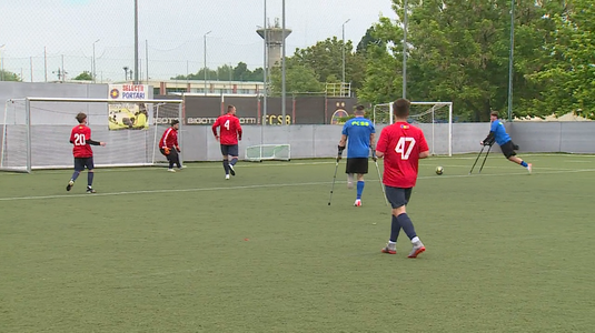 FCSB dă startul unui proiect inedit! Campioana are echipă de fotbal pentru persoane cu dizabilităţi | VIDEO