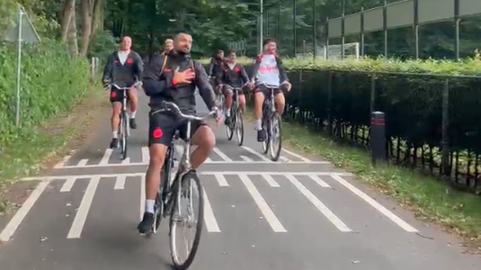 Spirit de Champions League în cantonamentul FCSB! Chiricheş şi Târnovanu au făcut show înainte de antrenament