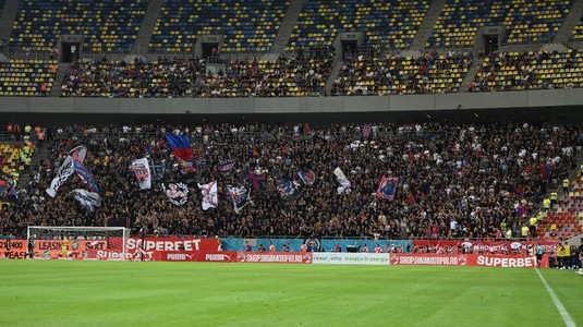 Doi suporteri ai FCSB-ului s-au ales cu dosar penal după ce au încercat să introducă 98 de materiale pirotehnice pe Arena Naţională