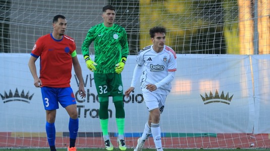 FCSB, învinsă la limită de Beşiktaş la primul meci din 2026. Andre Duarte a debutat pentru campioana României