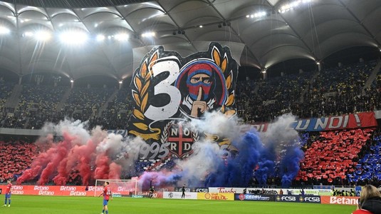 Peluza Nord, încă un mesaj dur pentru jucătorii FCSB-ului: "Poate v-am respectat prea mult"