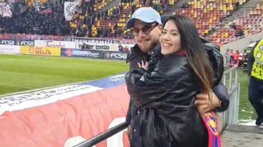 VIDEO | Bucurie anulată! Gestul făcut de soţia lui Ofri Arad, după ce noul fotbalist de la FCSB a trimis mingea în poartă