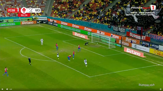 LIVE VIDEO | FCSB - U Cluj, ACUM, pe Orangesport.ro. Dezastru total pentru campioni. Gol magnific marcat de ”studenţii clujeni”