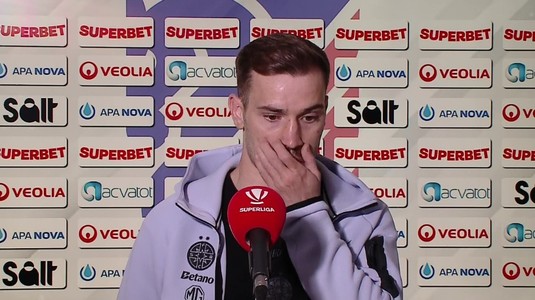 Olaru s-a plâns de starea gazonului după înfrângerea cu Botoşani: "Dacă îi puneam pe jucătorii mari, nu cred că se mai vedea diferenţa de valoare"