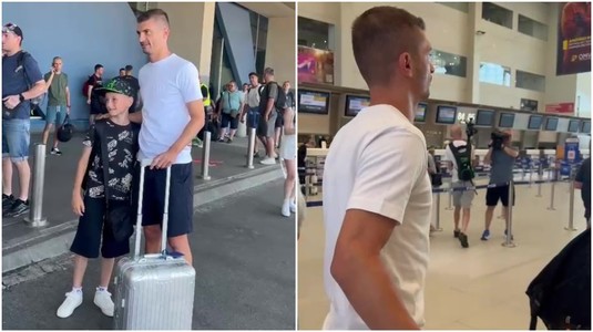 VIDEO | Florin Tănase a bătut palma cu Gigi Becali şi a plecat în cantonamentul FCSB-ului din Olanda