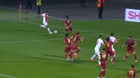 FOTO | Ajuns rezervă la FCSB, Risto Radunovic a fost decisiv pentru Muntenegru, care a dat lovitura pe final