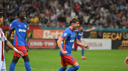 VIDEO | FCSB - Oţelul 1-0. Reghecampf, victorie la debut în superioritate numerică. Echipa sa a urcat la un singur punct de play-off