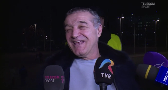 VIDEO | Gigi Becali a râs în hohote de Dinamo: ”Ne fac jocul, lucrează pentru noi!” 